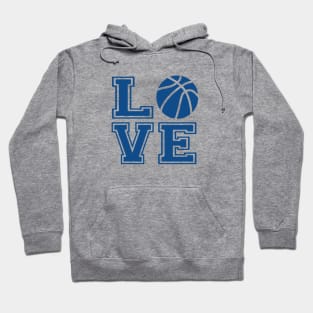 I Love Basketball - Big Letters Hoodie